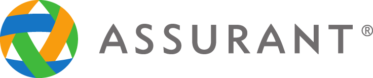 Assurant logo featuring colorful geometric segments next to company name text