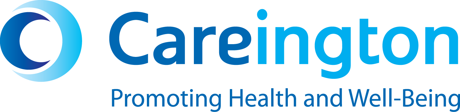 Careington logo with tagline "Promoting Health and Well-Being" in blue text