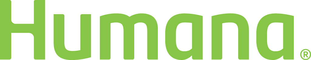 Humana insurance logo in green text with registered trademark symbol.